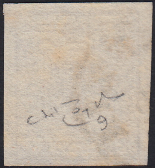 LV380 - 1850 - I emissione c. 30 bruno lillaceo II tipo usato Venezia (9)