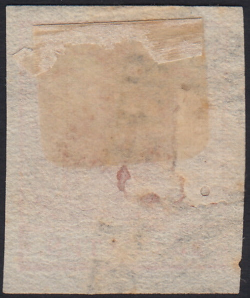 LV388 - 1850 - I emissione c. 15 rosso III tipo carta a mano usato (6)