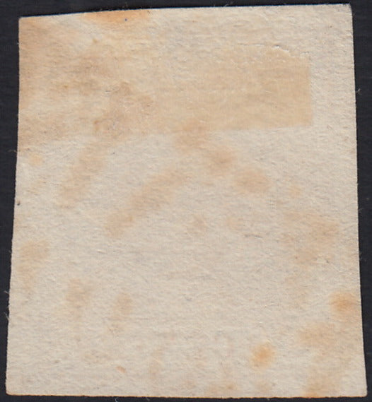 LV409 - 1850 - I emissione c. 15 rosa III tipo carta a mano usato TREVISO (6)