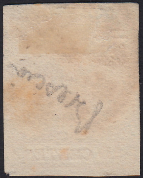 LV410 - 1850 - I emissione c. 15 rosa III tipo carta a mano usato BRESCIA (6)