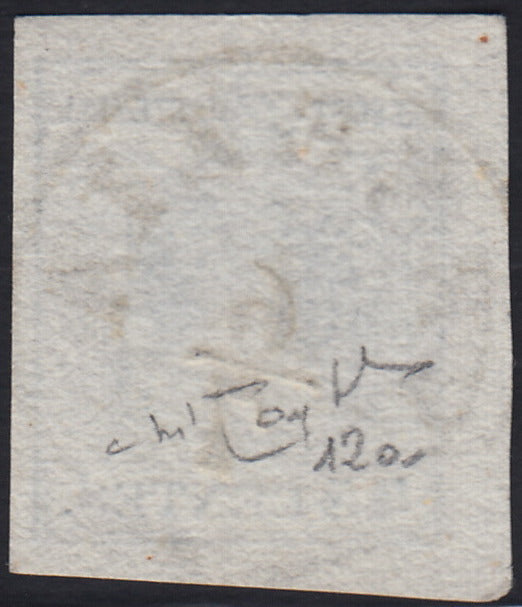 1858 - Postage due for newspapers, 4 kr. Dull red used on newspaper scrap (4)