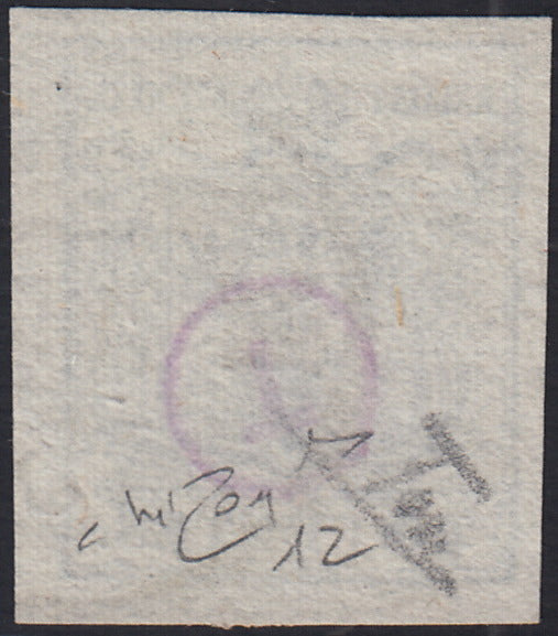 1858 - Postage due for newspapers, 4 kr. Dull red used on newspaper scrap (4)