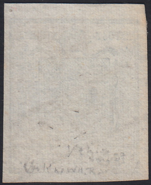 1858 - Postage due for newspapers, 4 kr. Dull red used on newspaper scrap (4)