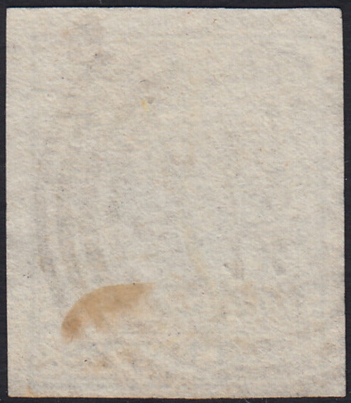 LV431 - 1850 - I emissione c. 45 azzurro I tipo usato con il C4 di Milano, 2 - 5 P. (10).