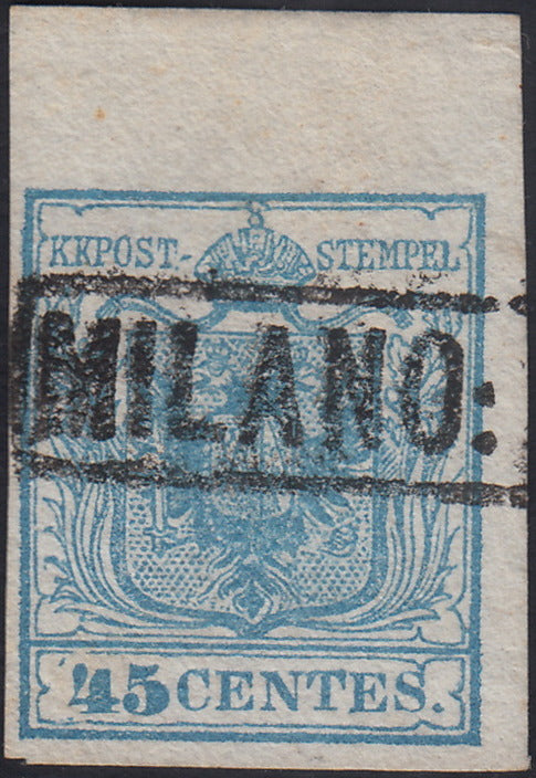 1858 - Franqueo adeudado para periódicos, 4 kr. Rojo opaco usado en restos de periódico (4)