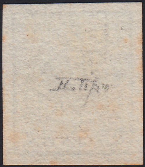 LV439 - 1850 - I emissione c. 45 azzurro III tipo usato (12)