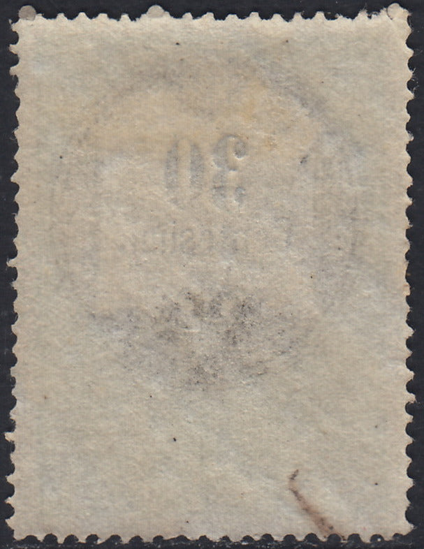 LVF9 - 1854 - Fiscali, tiratura calcografica, c. 30 verde e nero nuovo con gomma (4)