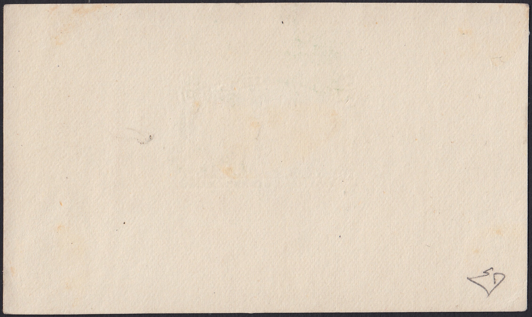 F6_214 - 1898 - Lithographic proofs for local stamps for use by the Anglo-Italian Consular Post service between Mazagan and Marrakech, 5c. Ultramarine on thin paper, 25c. Olive green and 50c. Myrtle green on pink cardboard, new, not gummed.