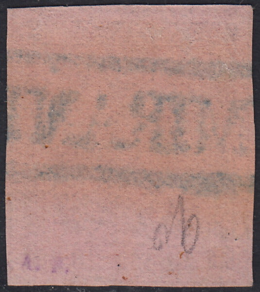 1852 - Duchy of Modena issue with dot after the figure, c. 10 new pink rubber intact (9)