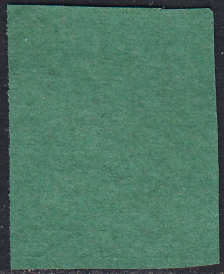 Mod147 - 1852 - Ducato di Modena emissione senza punto dopo la cifra, c.5 verde usato con annullo azzurro (1)