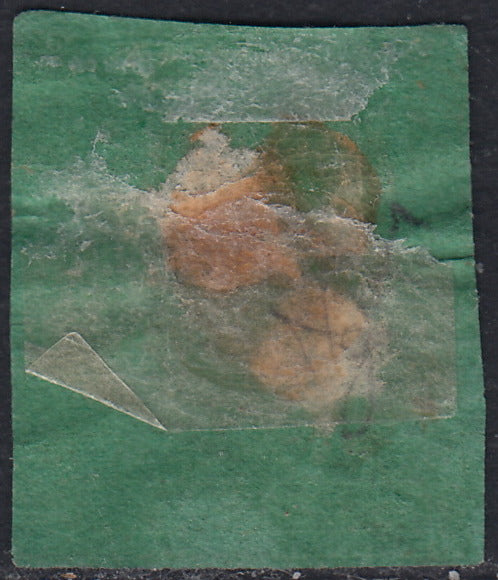 Copia de Mod148 - 1852 - Edición del Ducado de Módena sin punto después del número, c.5 verde usado (1)