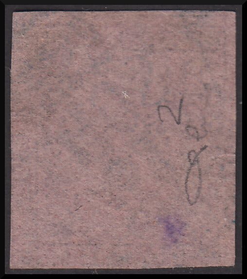 MOD58 - 1854 - Aquila estense, francobollo per giornali b.g. cen.9 violetto grigio usato (2)