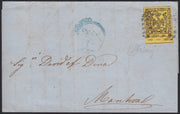 MODSP_48 - 1852 Lettera spedita da Modena per Mantova 9/7/57 affrancata con c. 15 giallo (3)