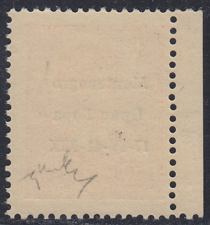 Monte18 - 1941 - Yuigoslavia stamp 0.50 orange dinars NOT ISSUED with overprint "Montenegro / CRNA GORA / 17-4-41-X1X" new intact rubber (14Apb)