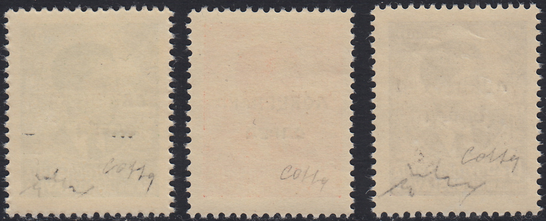 Monte44 - 1941 -  Partigiani del Lovcen, serie dei tre valori noti con soprastampa nera nuovi con gomma originale (CEI 2005 pag. 158)