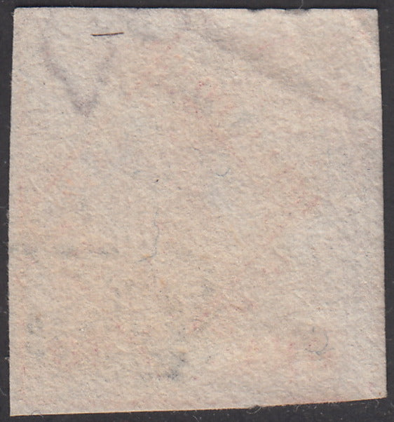 Nap32 - 1858 - 20 grana rossa chiaro II tavola usato (13).