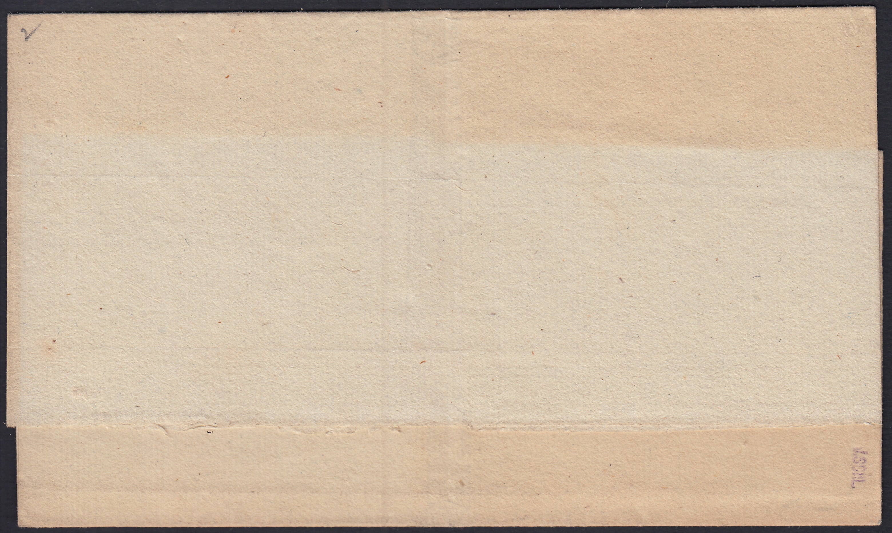 ND111 - 1819 - Cavallini, emissione provvisoria c. 25 azzurro su documento nuovo (2)