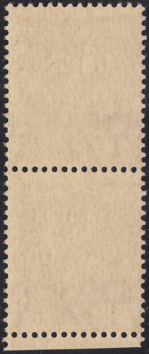 ND47 - 1944 - GNR tiratura di Brescia, Posta Aerea L. 1 violetto coppia verticale di cui il superiore ha varietà "R accostata ad N", nuova integra (121/I + 121/If)