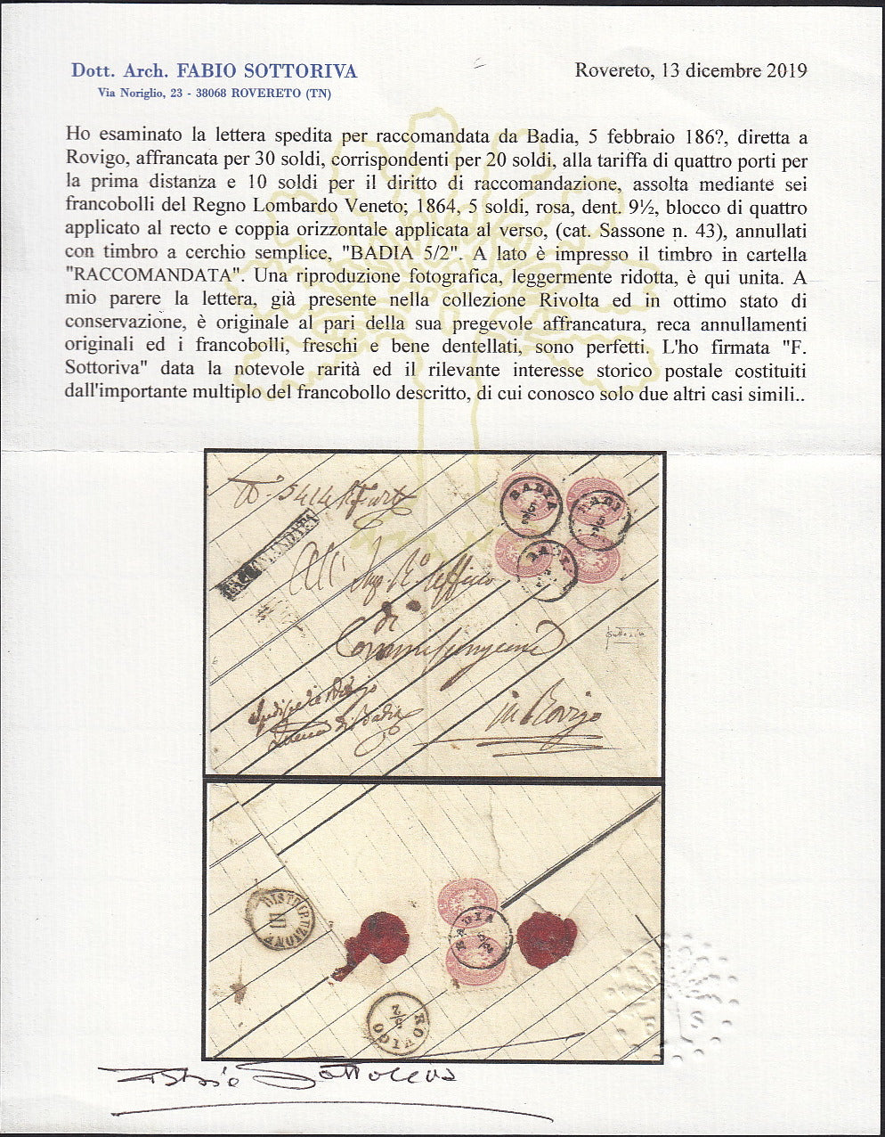 1852 - Papal State I issue 50 used blue baj (10)