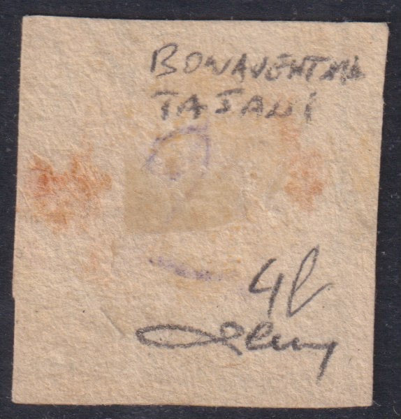 1858 - Kingdom of Naples 20 grana brownish pink I table used with original cancellation (12)