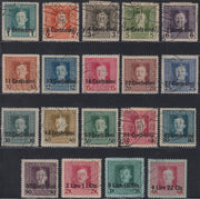 OA_121 - 1918 -  Occupazione Austriaca del Friuli e del Veneto, francobolli di Austria soprastampati, usati (1/19)