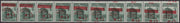 Occtri5 - 1945 - Yugoslav Occupation of Trieste, complete set of 11 stamps mint with intact gum (1/11)