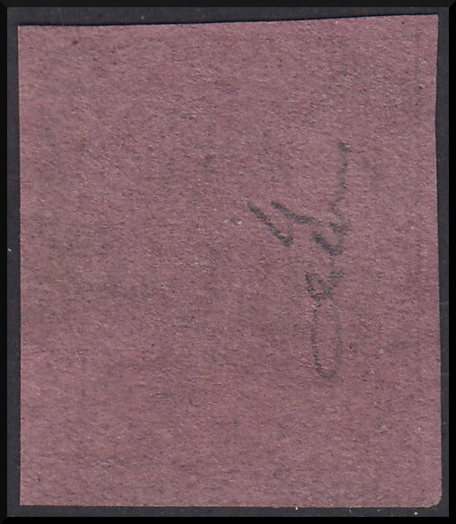 BO22-59 - 1859 - Efigie de Fernando II de Borbón, 1 grano verde oliva grisáceo claro II mesa papel Palermo nuevo con goma original, poco común y de hermosa calidad. (4, posición 28/100). 