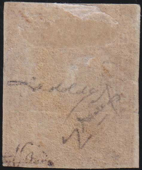 PARMA1 - 1857 - Ducato di Parma II emissione c. 25 bruno rosso nuovo con gomma originale (8)