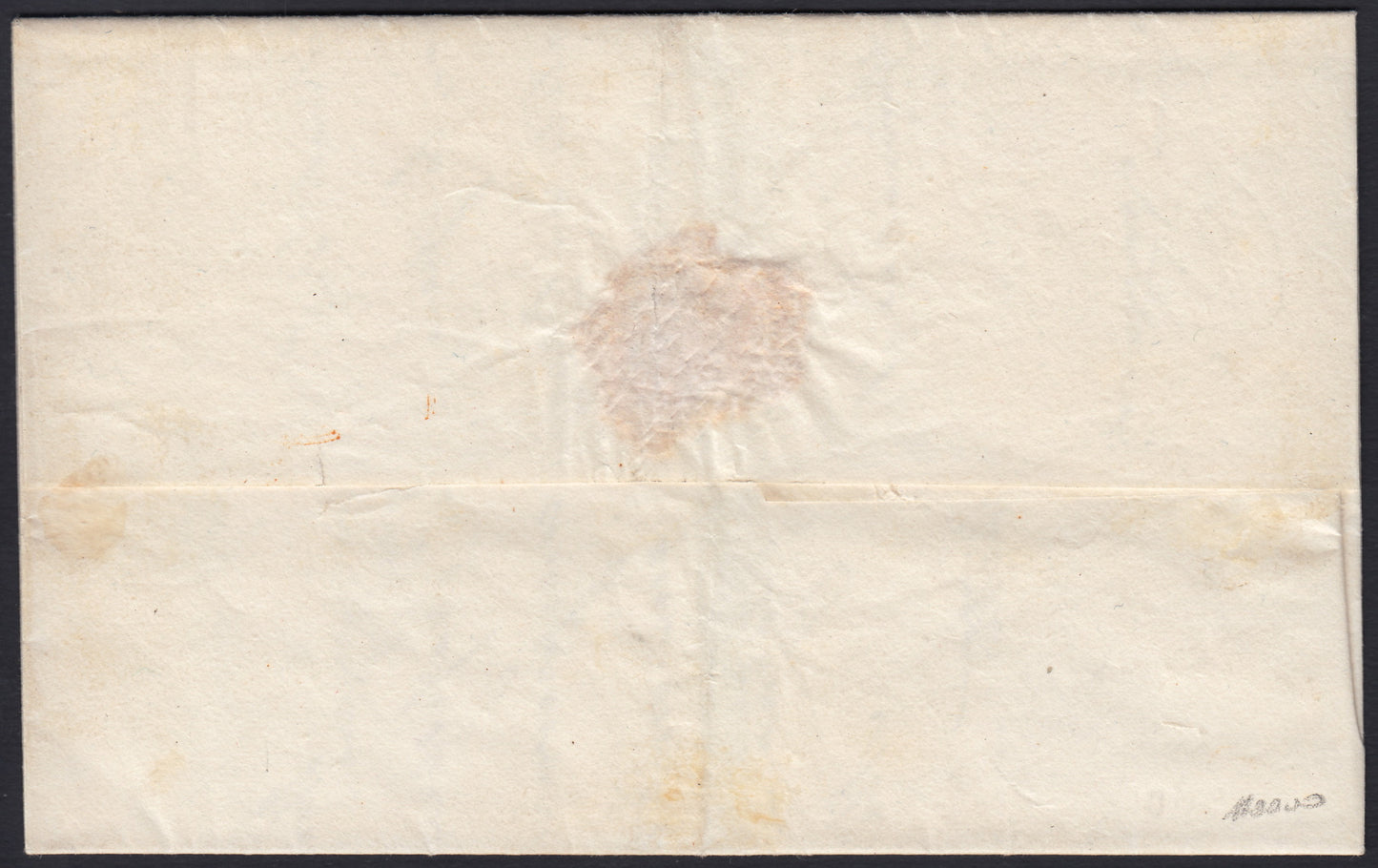 ParProvSp3 - 1860 - STATI PARMENSI e valore in un ottagono a linee curve, c. 40 vermiglio su lettera da PARMA per Borgo San Donnino 20/1/60 (17)