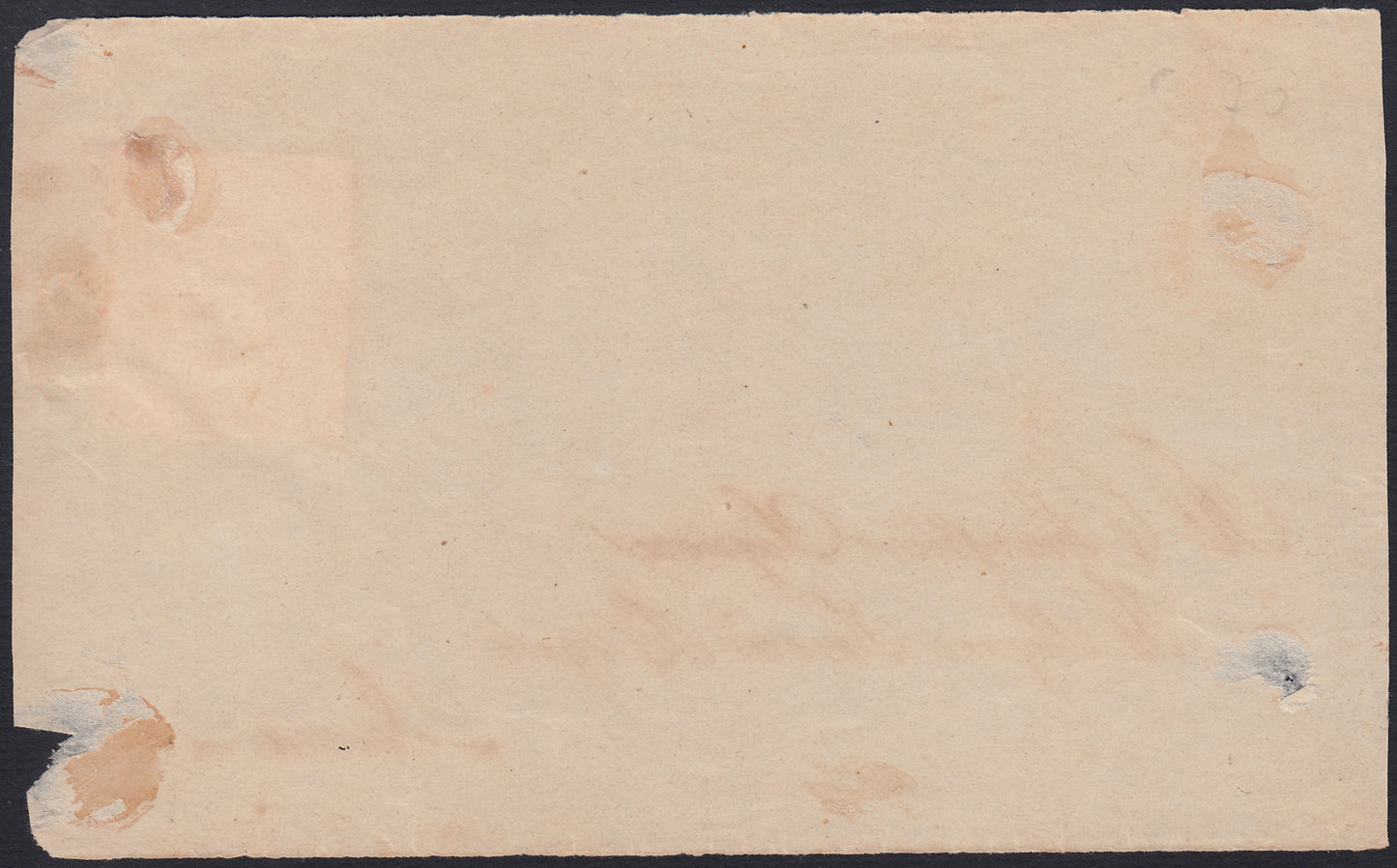 1859 - 1 brown olive grain II table paper of Naples new with original gum (4b) 
