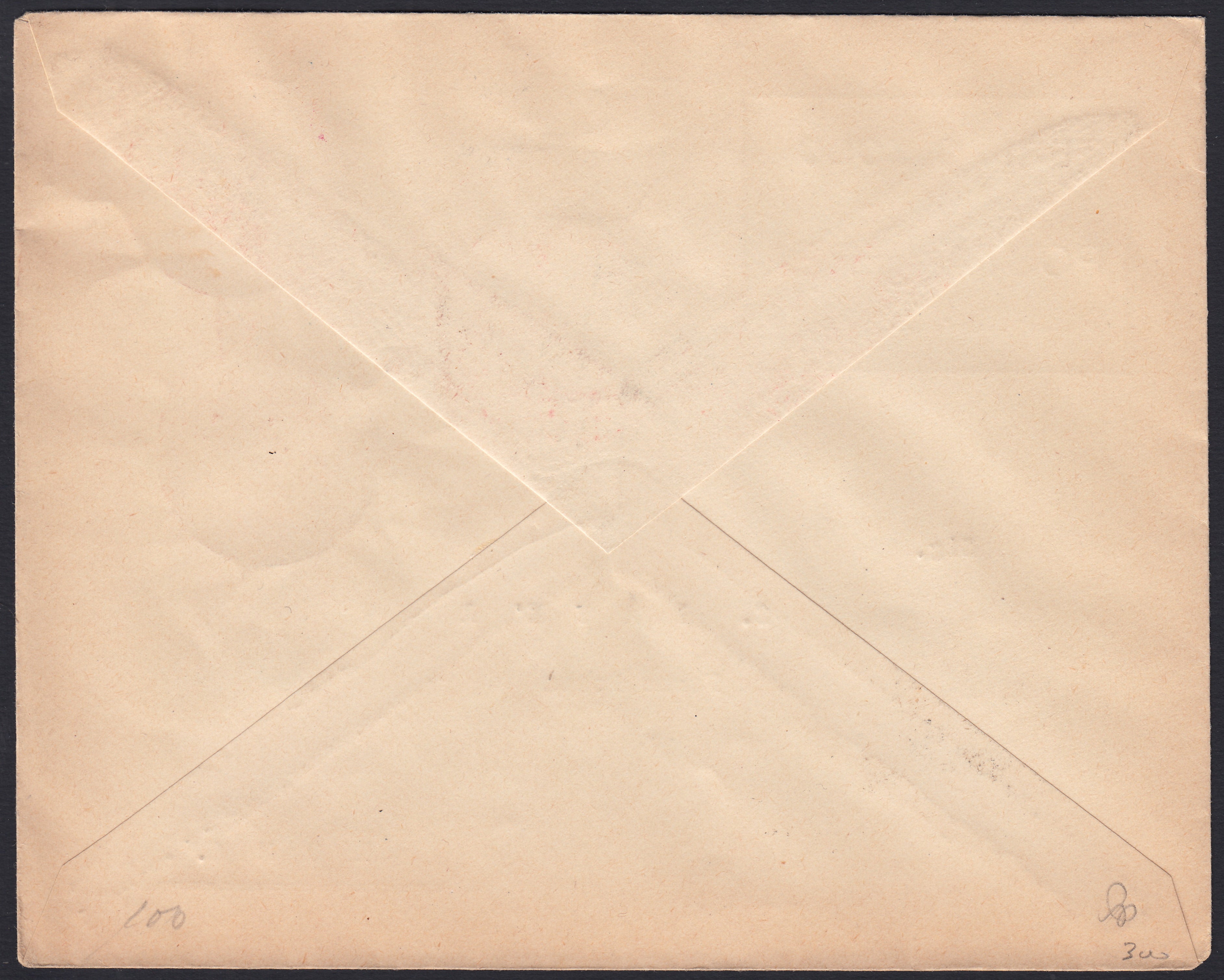 PA1090 - 1926 - Primo volo Genova-Roma-Napoli-Palermo, tappa Genova-Roma 13/4/26 con c. 60 Michetti rosso + PAerea c. 60 grigio + uso segnatasse c. 30 ocra e arencio (111 + A3 + tax23)