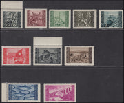 Bilingual issue, fish from the previous issue overprinted, cpl series. of 2 new copies (61, 62)