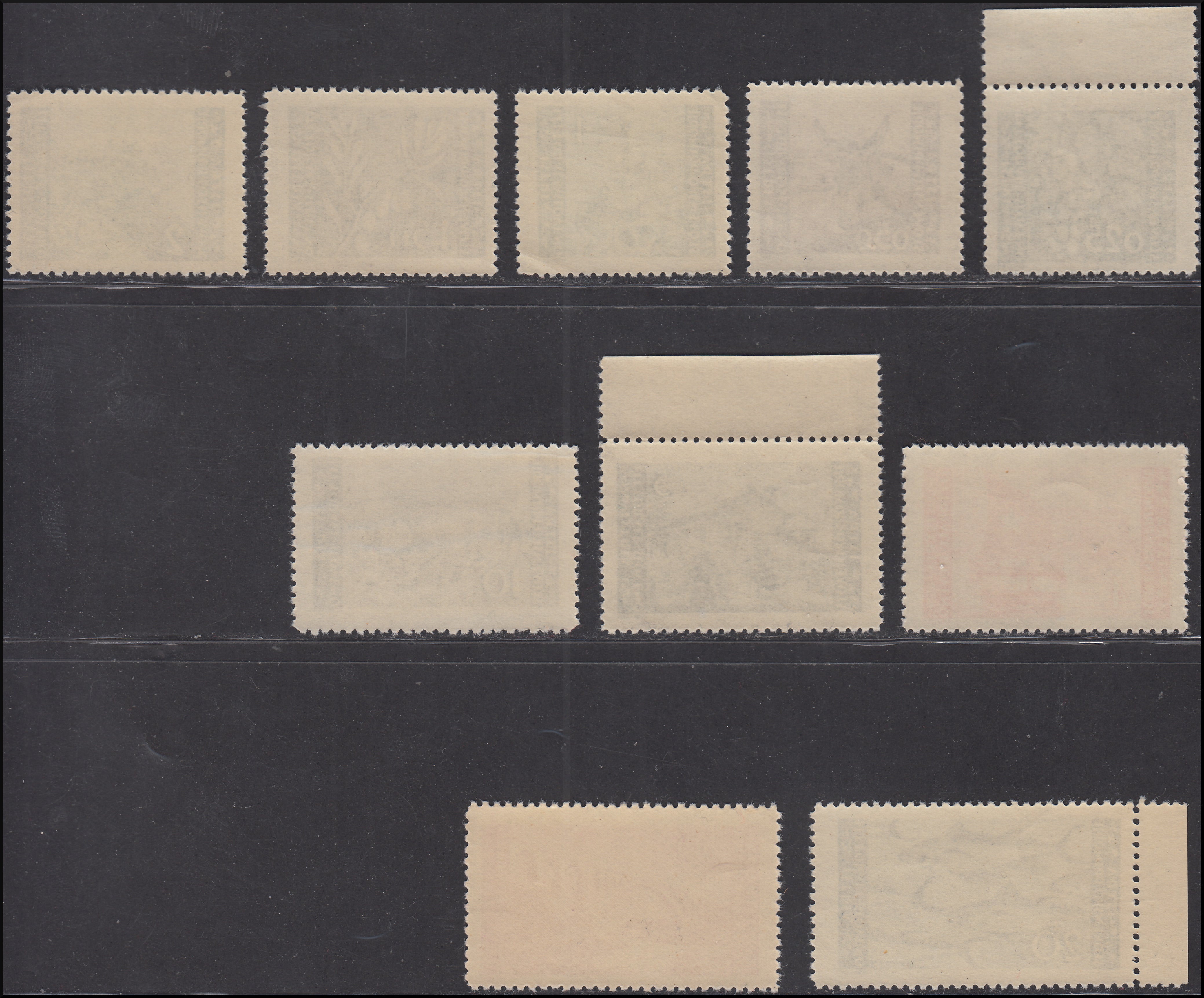 PPP1012 - 1945 - Emissione bilingue Tiratura di Zagabria, serie completa nuovi con gomma integra (51/60).