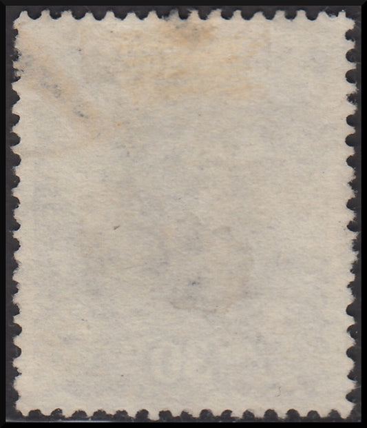 1918 - Trentino Alto Adige, ufficio di Bolzano 3, francobollo d'Austria da 30 heller violetto grigio con soprastampa orizzontale TAXE in nero e cifra orizzontale, usato (BZ3/71)