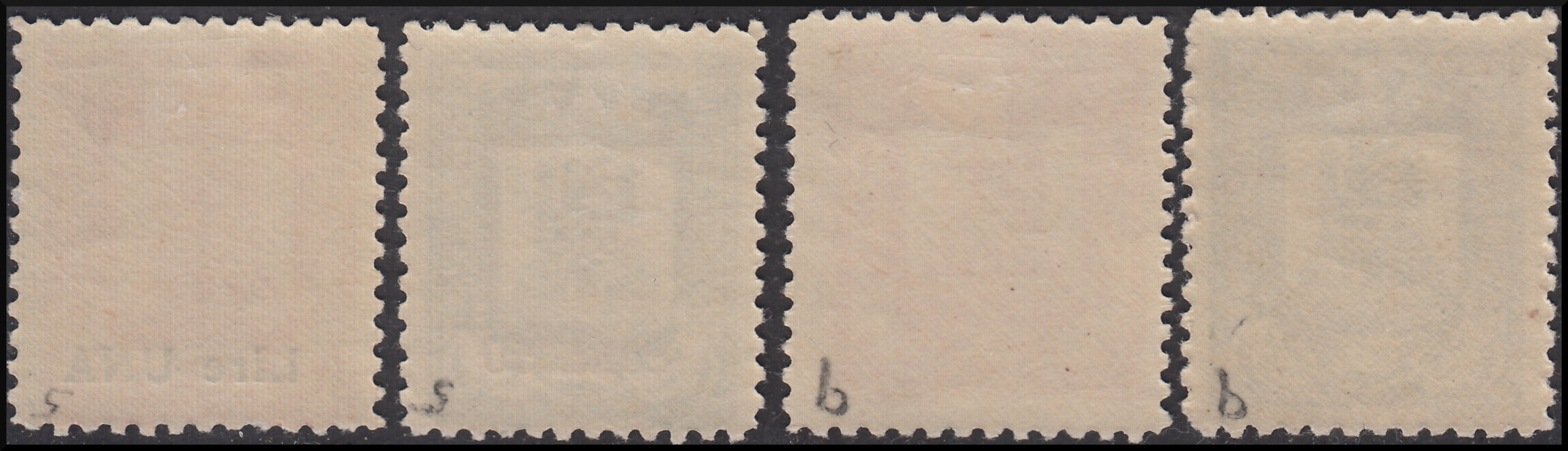 PPP68 - Enti Locali - Castiglione d'Intelvi c. 50 verde grigio e L. 1 rosa vivo, emissione ordinaria e soprastampata nuovi gomma originale (14, 15, 18, 19)