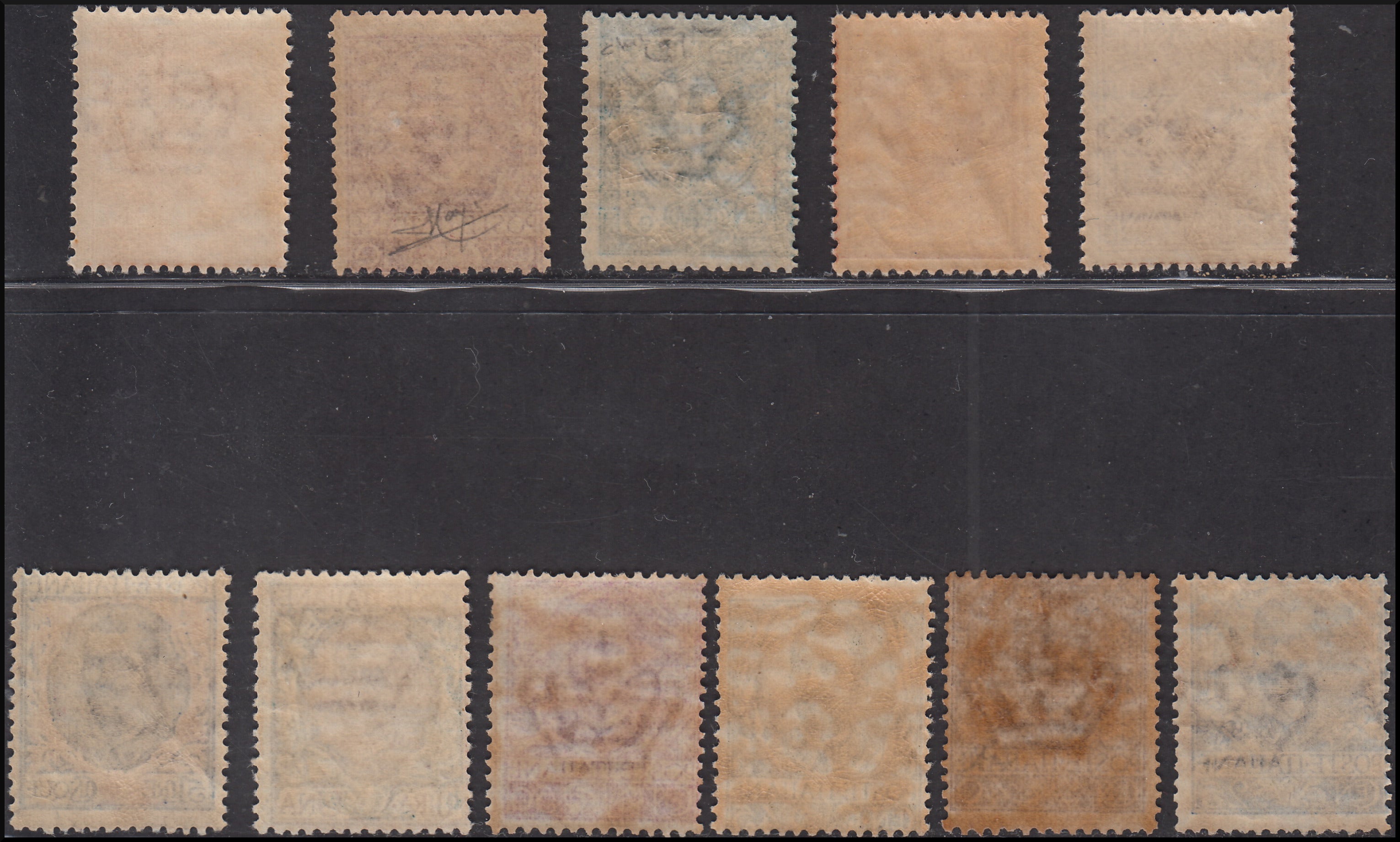 PPP745 - 1901 - Floreale, serie completa di posta ordinaria nuova con gomma originale (68/78)