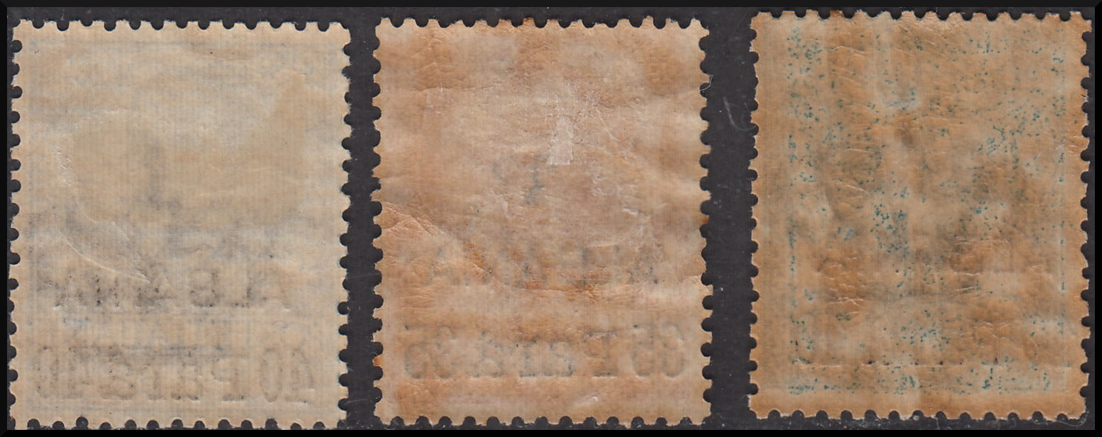 PPP81 - 1902 - Uffici Postali all'Estero, Emissioni per l'Albania, I serie soprastampata ALBANIA e nuovo valore nuova con gomma originale (1/3)