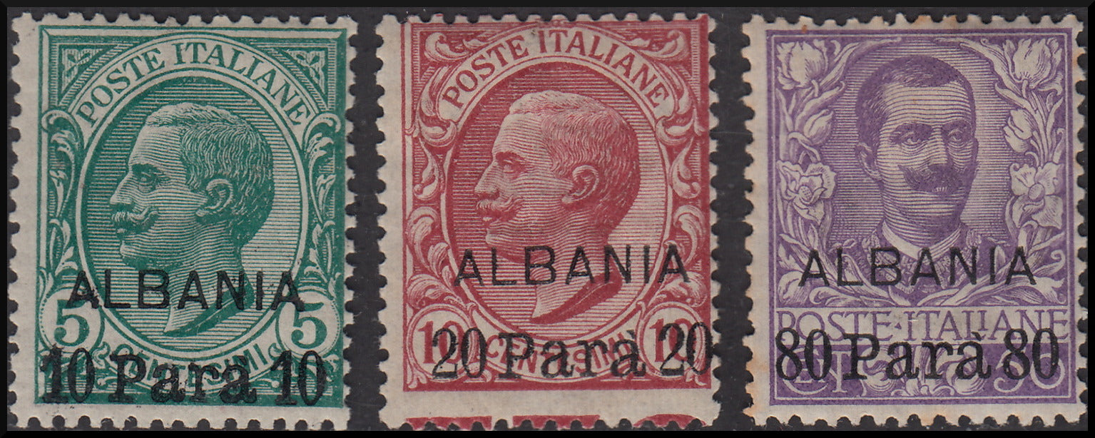 Post Offices Abroad, Chania, set of series of the period.