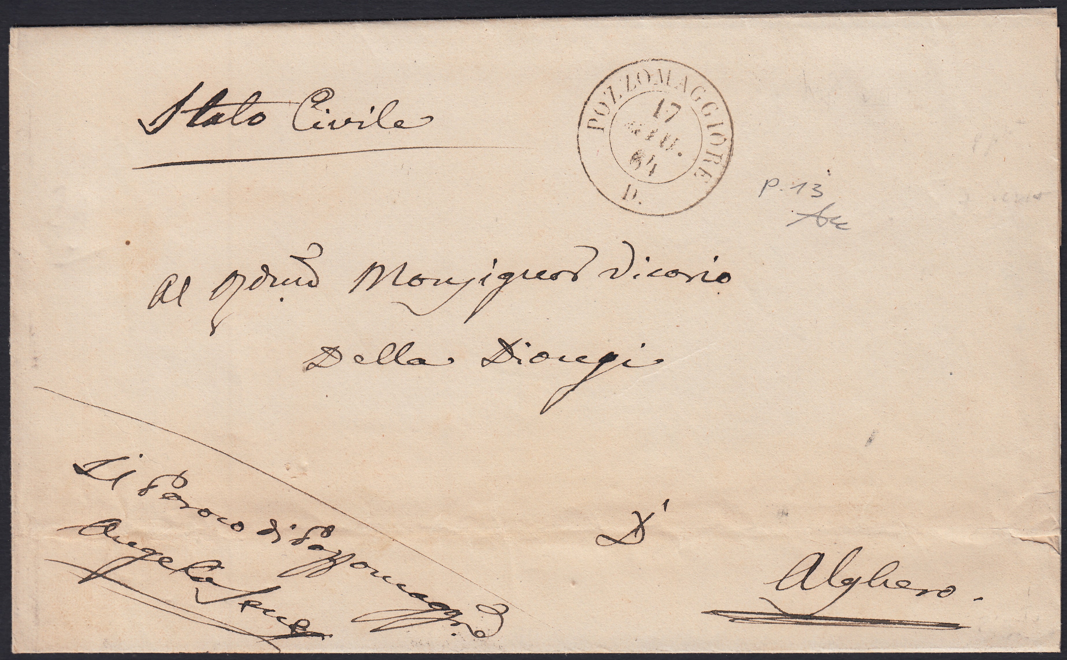 IV número c. 10 marrón chocolate oscuro I par de mesa usado (14Ce)