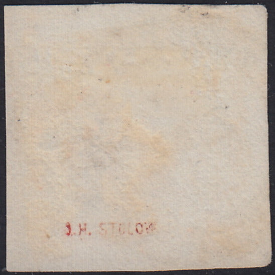 Lotto 116 - Lombardo Veneto, Segnatasse per Giornali, 4kr. vermiglio usato (4a). Certificato Paolo Cardillo.