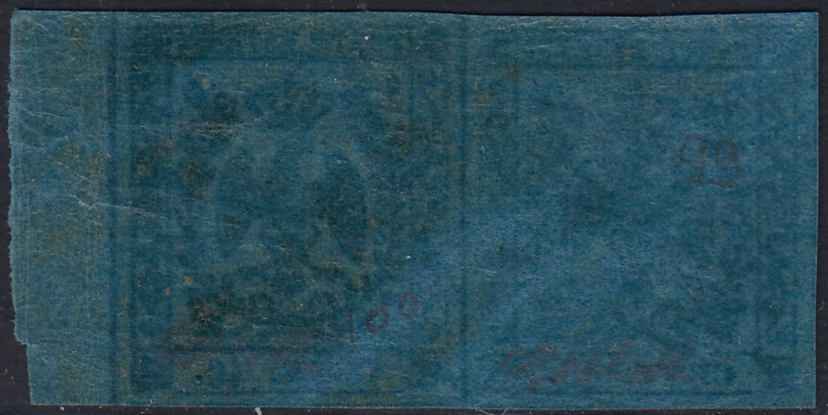 Lotto 148 - Modena II emissione c. 40 azzurro scuro coppia orizzontale nuova con gomma originale (10)