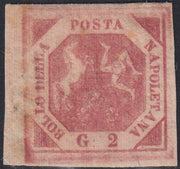 Lotto 171 - Regno di Napoli 2 grana rosa chiaro I tavola nuovo con gomma originale (5).