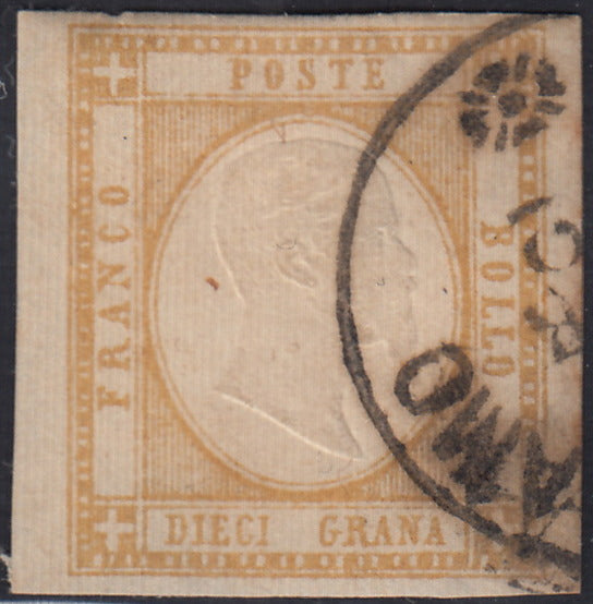 Lotto 196 - Province Napoletane, 10 grana bistro usato (22c).