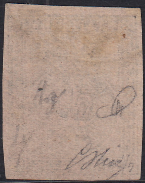 Lotto 212 - Ducato di Parma, I emissione c. 15 bianco rosaceo usato (3aa)