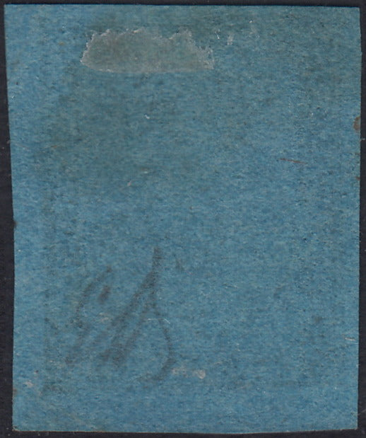Lotto 214 - Ducato di Parma, I emissione c. 40 azzurro usato (5)