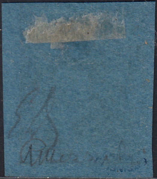 Lotto 215 - Ducato di Parma, I emissione c. 40 azzurro usato (5)