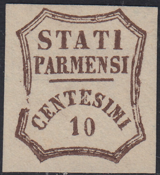 Lot 215 - Duchy of Parma, first issue c. 40 light blue used (5)