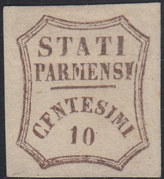 Lot 215 - Duchy of Parma, first issue c. 40 light blue used (5)