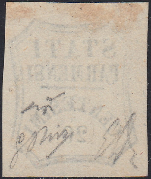 Lot 215 - Duchy of Parma, first issue c. 40 light blue used (5)