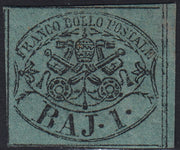 Lot 215 - Duchy of Parma, first issue c. 40 light blue used (5)
